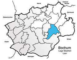 Bochum Lage Stadtteil Laer